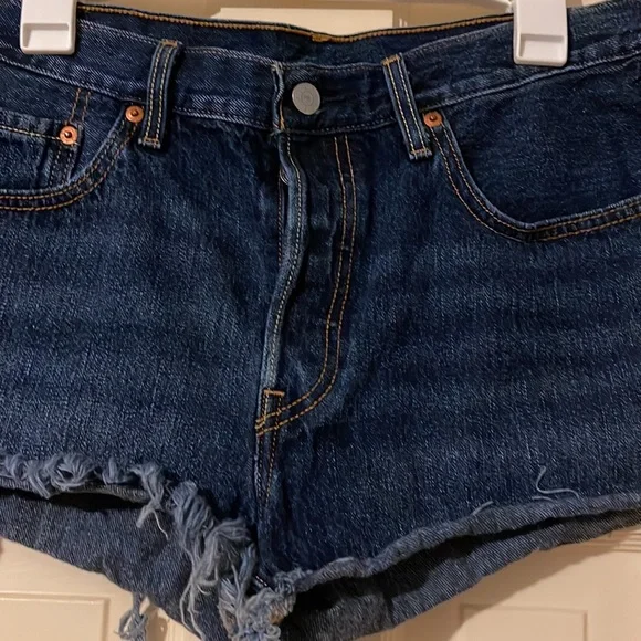 Levi’s 501 High-Rise Denim Shorts - Picture 3 of 13